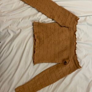 Burnt orange long sleeve from aeropastle, size s